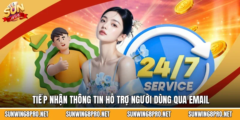 Liên Hệ - CSKH Sunwin 3 Sunwin Tiếp nhận thông tin hỗ trợ người dùng qua email